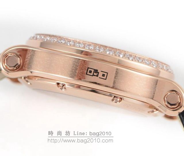 Chopard手錶 蕭邦快樂鑽系列 橢圓型機械6T28新款 蕭邦時尚女表 蕭邦機械女士腕表  hds1842